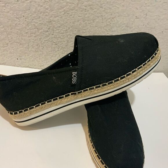 Bobs Canvas Espadrilles Black size 10 - Picture 9 of 12
